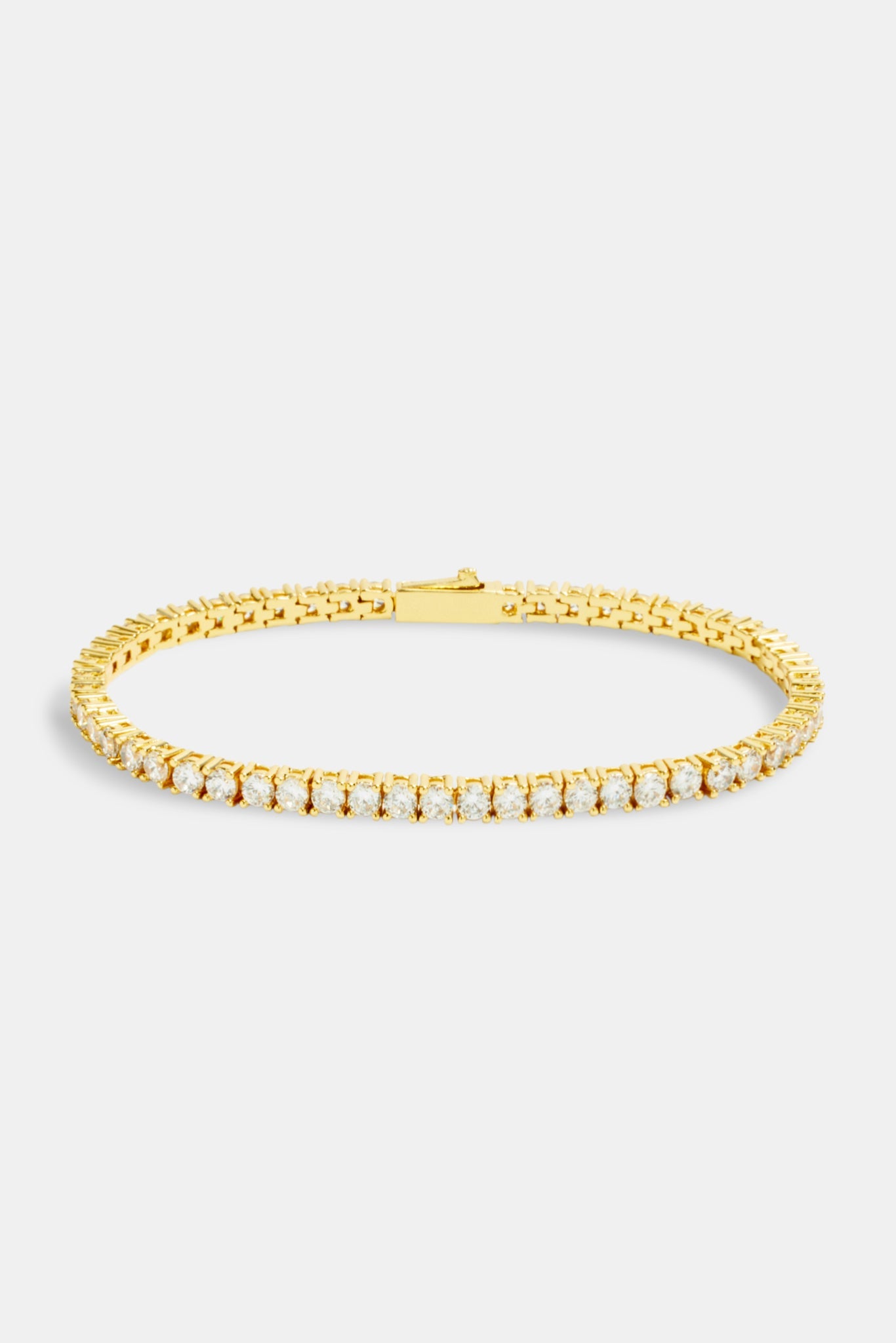 Gold Plated 3mm Tennis Bracelet